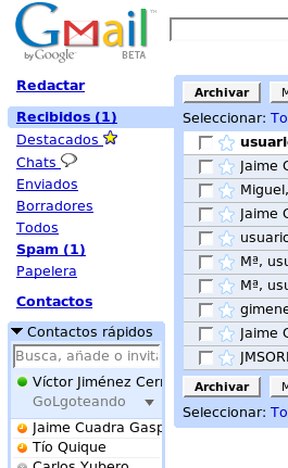 Gtalk en Gmail